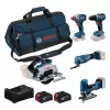 Sada aku nářadí Bosch GSR 18V-65 + GDX 18V-285 + GKS 18V-57-2 + GOP 18V-34 + GST 18V-125 S Professio