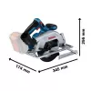 Sada aku nářadí Bosch GSR 18V-65 + GDX 18V-285 + GKS 18V-57-2 + GOP 18V-34 + GST 18V-125 S Professio