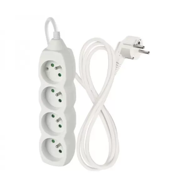 Kabel prodlužovací 4 zásuvky 3m EMOS P0413, PVC, 230V 1 mm2