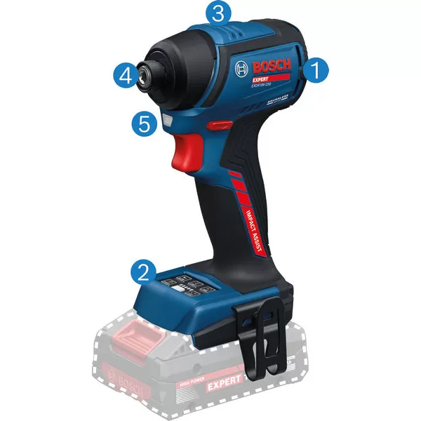Aku rázový utahovák Bosch EXDR18V-230 EXPERT 230Nm, solo