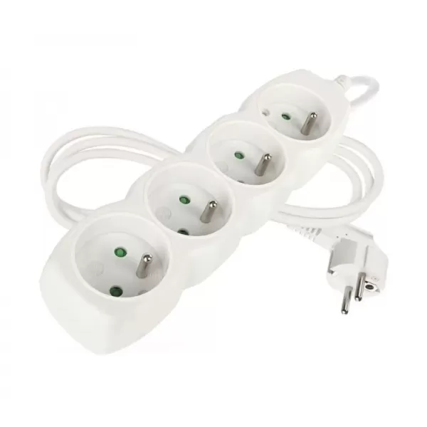 Kabel prodlužovací 4 zásuvky 10m EMOS P0410, PVC, 230V 1 mm2