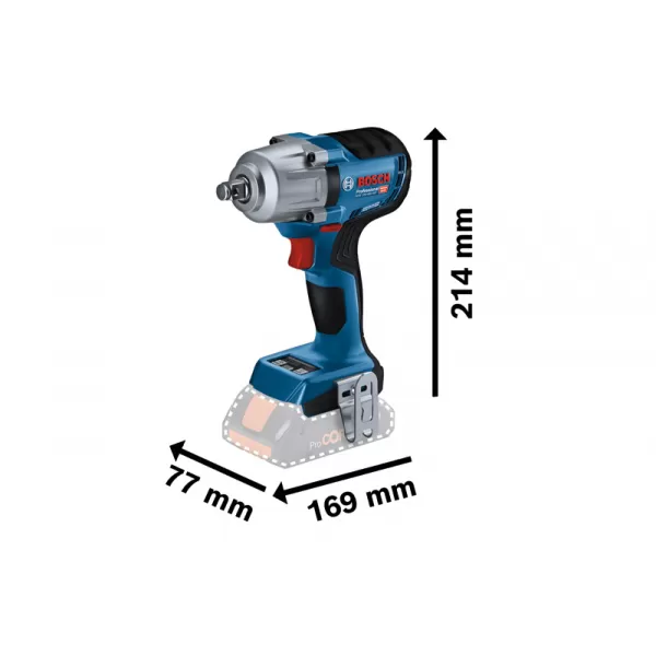 Aku rázový utahovák Bosch GDS 18V-450 HC Professional (solo)