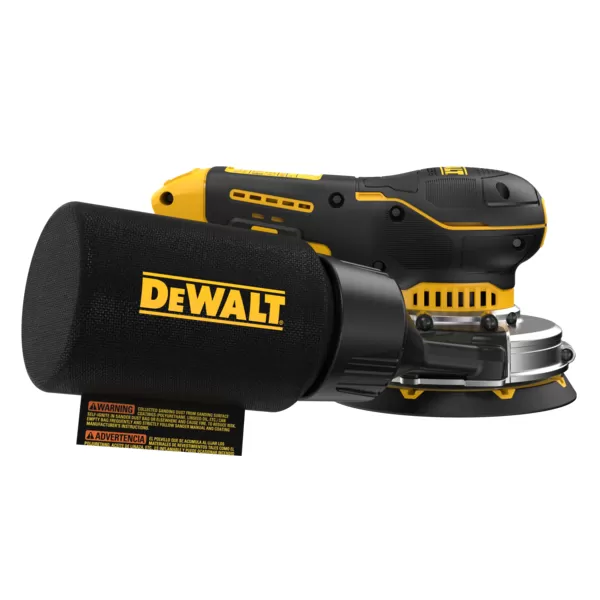 Aku excentrická bruska DeWALT DCW211NT, 125 mm, 2x5,0Ah