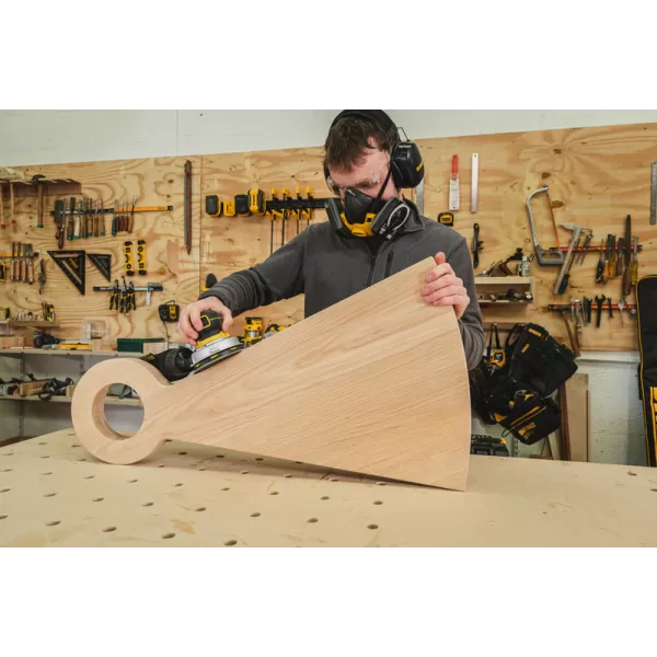 Aku excentrická bruska DeWALT DCW211NT, 125 mm, 2x5,0Ah