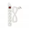 Kabel prodlužovací 5 zásuvky 10m EMOS P1510 s vypánačem PVC, 230V 1 mm2