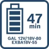 Startovací set 2x EXBA 18V-55, GAL 12V/18V-80 Bosch EXPERT