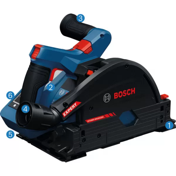 Aku ponorná pila BITURBO Bosch EXKT18V-52G EXPERT + L-Boxx