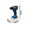 Aku vrtačka s příklepem Bosch GSB 18V-52 Professional, solo 06019S0120