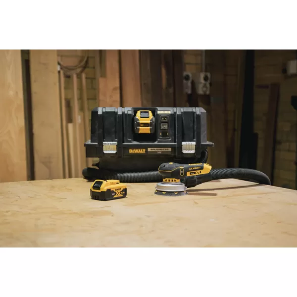 Aku excentrická bruska DeWALT DCW211NT, 125 mm, bez akumulátorů, v kufru