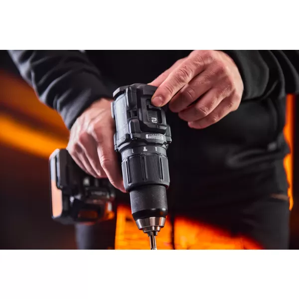 Aku příklepová vrtačka DeWALT DCD86MP2KT McLaren 2 x 5.0 ah + 32dílná sada bitů dt70901t + svinovací