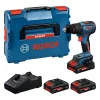 Aku vrtačka s příklepem Bosch EXSB18V-90 EXPERT, 3 x aku, L-Boxx