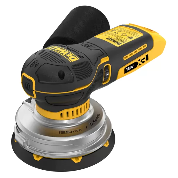Aku excentrická bruska DeWALT DCW211NT, 125 mm, 2x5,0Ah