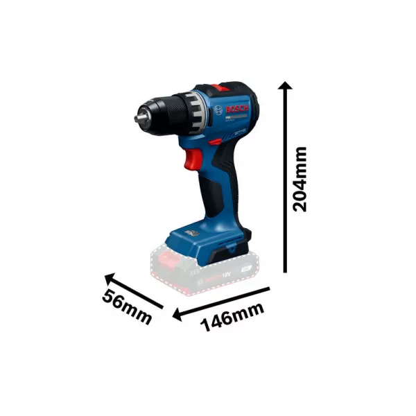 Aku vrtačka Bosch GSR 18V-52 Professional, solo