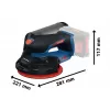 Aku excentrická bruska Bosch EXEX18V-150-5 EXPERT