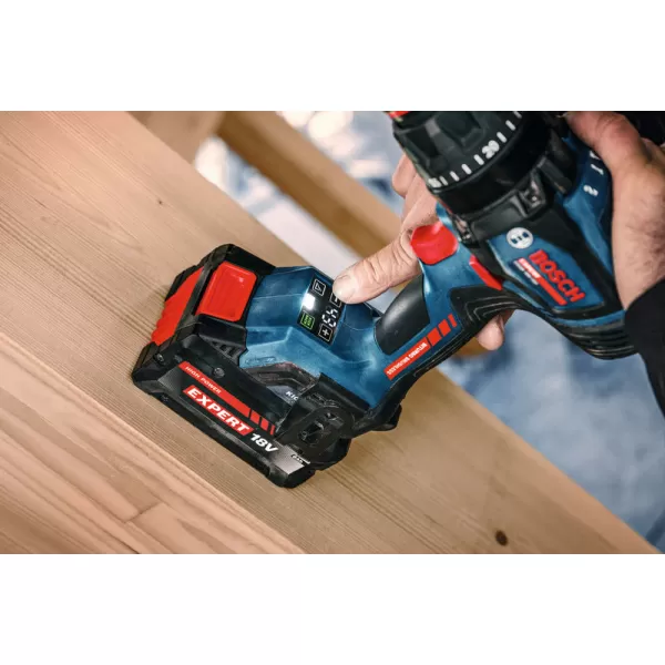 Aku vrtačka s příklepem Bosch EXSB18V-150 EXPERT, 2 x aku 8,0Ah, L-Boxx