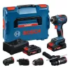 Aku vrtačka, utahovák Bosch EXSR18V-90FC EXPERT, Flexi 6 v 1, 2 x aku, L-Boxx