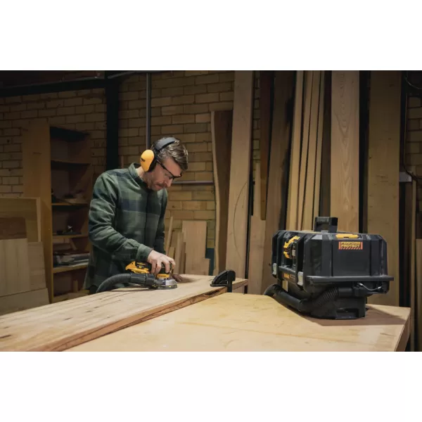 Aku excentrická bruska DeWALT DCW230NT, 150 mm, bez akumulátorů, TSTAK