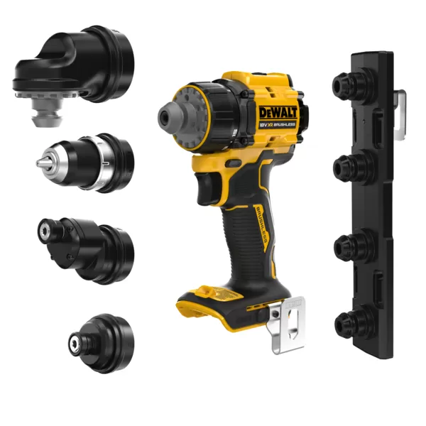 Aku vrtačka DeWalt DCD803D2T vícehlavá, 18V, 2x2,0Ah