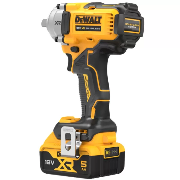 Aku rázový utahovák Dewalt DCF892P2T 18V 1/2" s pojistnou kuličkou,v kufru