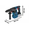 Sada aku nářadí Bosch GBH 18V-26 F + GDE 18V-16, 2 x ProCORE18V 5.5Ah, GAL 1880, L-BOXX)