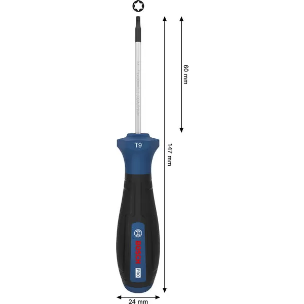 Šroubovák Torx TX9 × 60 mm TORX® Bosch PRO