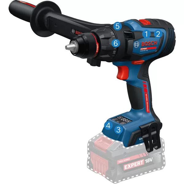 Aku vrtačka Bosch EXSR18V-150 EXPERT, 2 x aku, L-Boxx