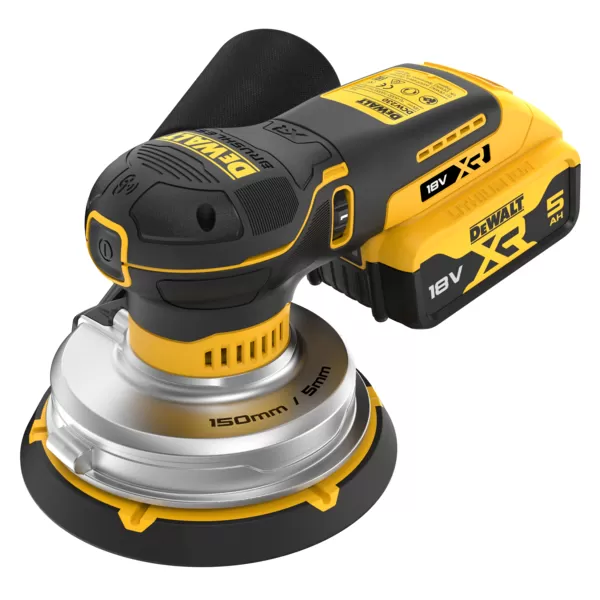 Aku excentrická bruska DeWALT DCW230P2, 150 mm,2x5,0Ah, TSTAK