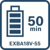 Startovací set 2x EXBA 18V-55, GAL 12V/18V-80 Bosch EXPERT