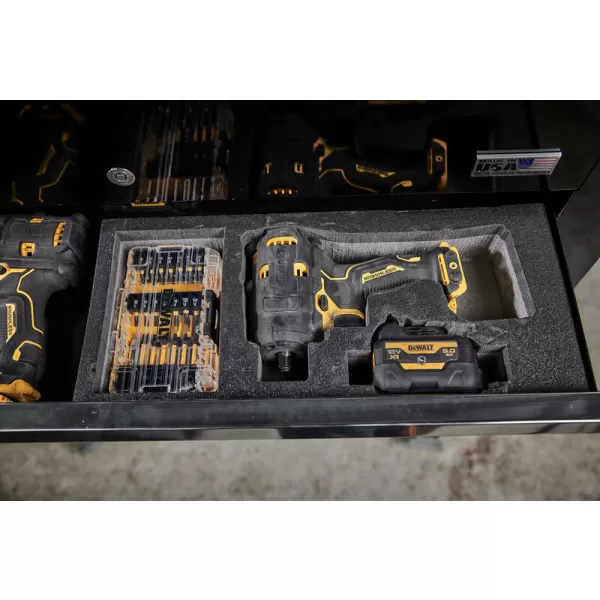 Aku rázový utahovák DeWalt DCF901P1G, 12V, 1/2, 1x5,0Ah PURE