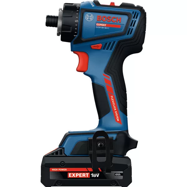 Aku vrtačka, utahovák Bosch EXSR18V-90FC EXPERT, Flexi 6 v 1, 2 x aku, L-Boxx