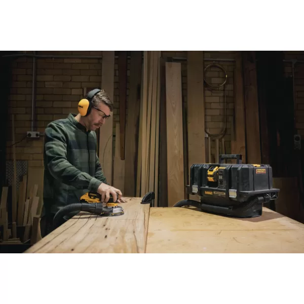 Aku excentrická bruska DeWALT DCW230N, 150 mm, bez akumulátorů