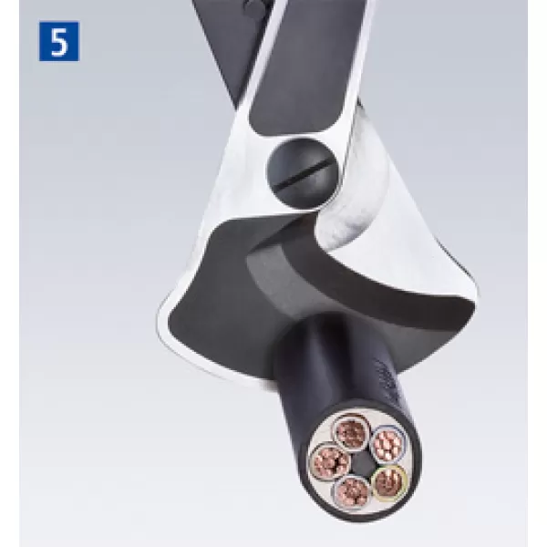 Nůžky na kabely s teleskopickými rukojeťmi, Knipex