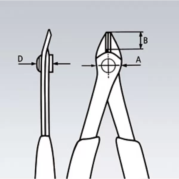 Kleště štípací boční Electronic Super Knips® ESD, Knipex