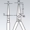Kleště montážní půlkulaté, Knipex