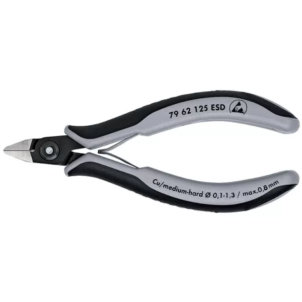 Kleště štípací boční, přesné ESD, Knipex