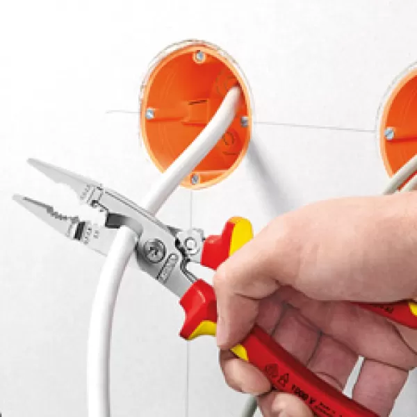 Kleště univerzální elektroinstalační 1000V VDE, Knipex