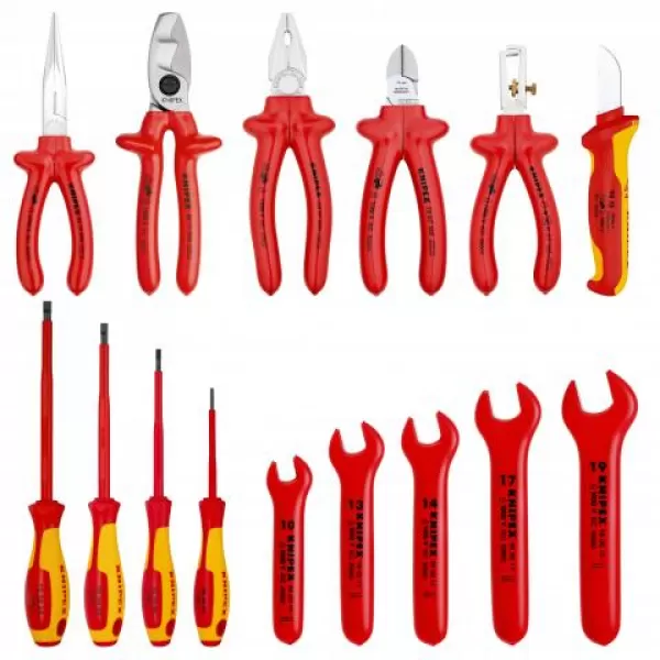 Svinovací taška s nářadím 15-dílná 1000V Knipex