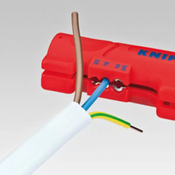 Odizolovací nástroj pro kabely plochého a kruhového průřezu 125 mm Knipex