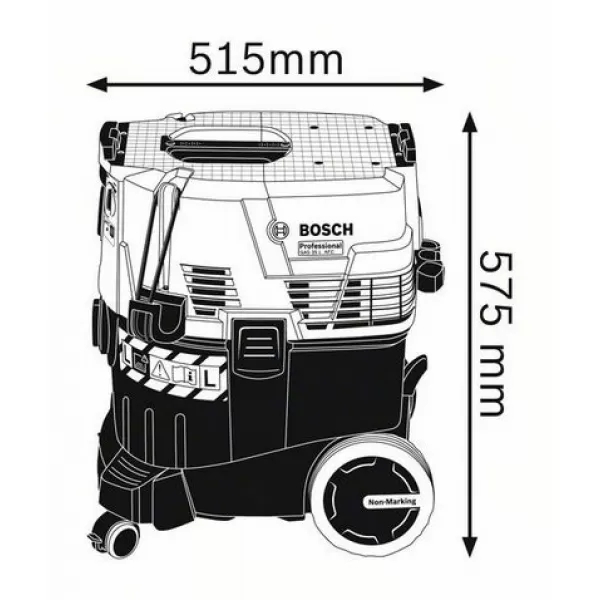 Vysavač průmyslový Bosch GAS 35 L AFC Professional 06019C3200