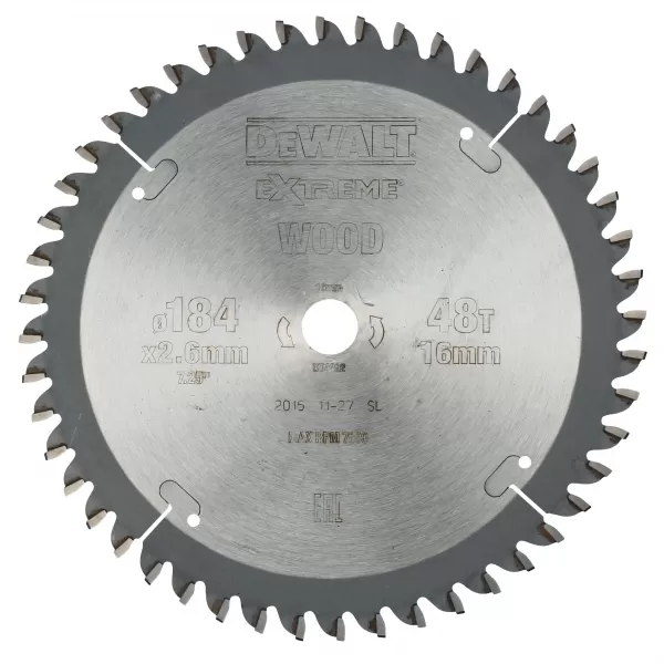 Pilový kotouč DeWALT EXTREME® 184x16 mm