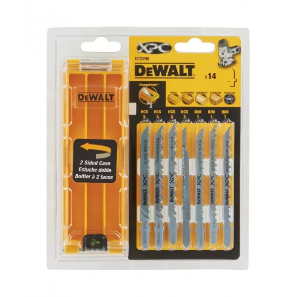 Sada pilek DeWALT DT2298 do kmitacích pil /bal.14ks/