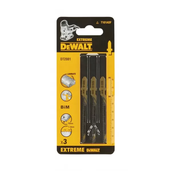 Sada pilek DeWALT DT2081 - /bal.3ks/