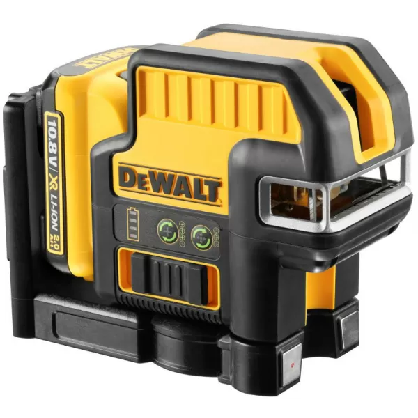 Křížový pětibodový laser 10,8 V DeWALT DCE0825D1G 30 m