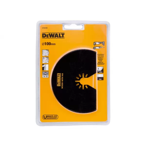 Půlkulatý pilový list na dřevo s hžebíky DeWALT