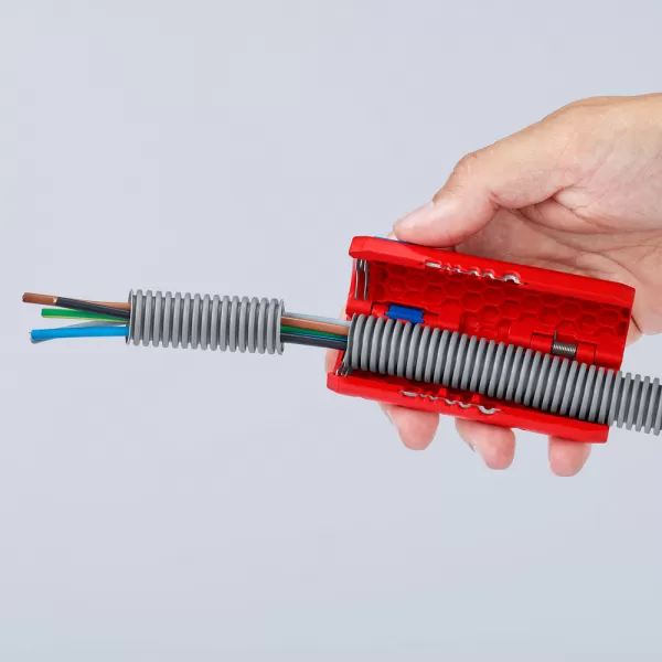 Nástroj na řezání vlnitých chrániček 100 mm Knipex TwistCut®