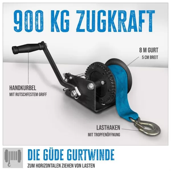 Pásový naviják Güde GGHW 900/8