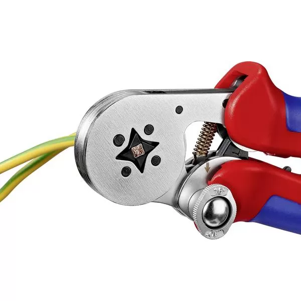Samonastavitelné kleště pro lisování kabelových koncovek Knipex