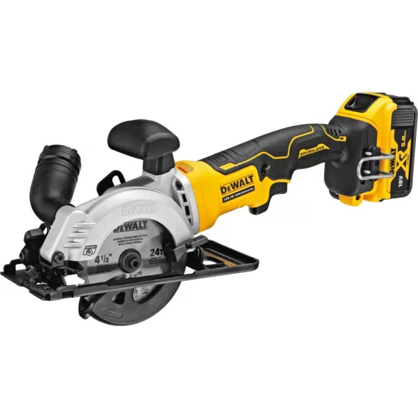 Aku okružní pila na kov Dewalt DCS571NT, 115mm solo
