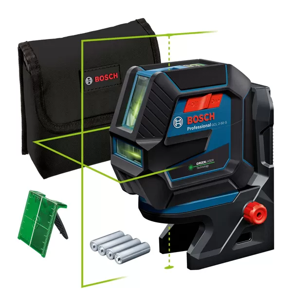 Laser křížový Bosch GCL 2-50 G+RM10 Professional 0601066M00