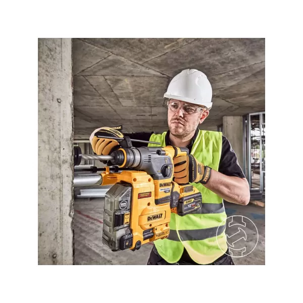 Aku kombinované kladivo s odsáváním Dewalt FLEXVOLT DCH335X2, 54V, 2x9,0 Ah